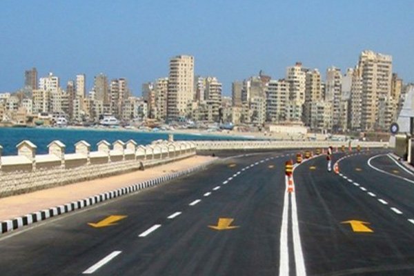 Construction of seawall in Alexandria Port (9)