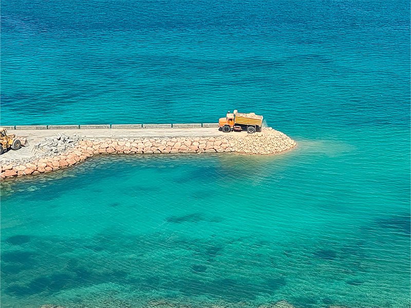 Matrouh Corniche development marine works (1)