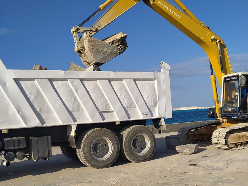 Matrouh Corniche development marine works (3)